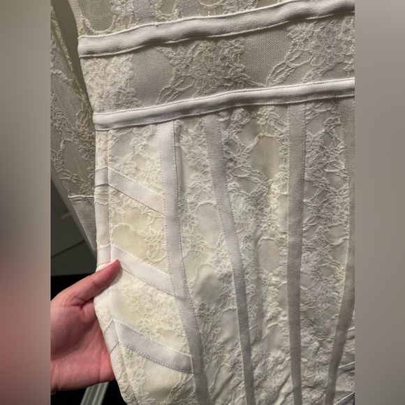 House of CB white lace bandage dress XS - Picture 7 of 8